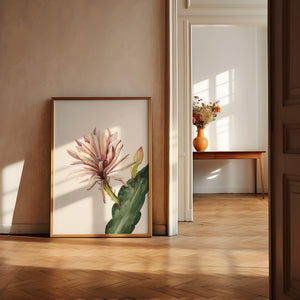 Art Print - Red Cactus Flower