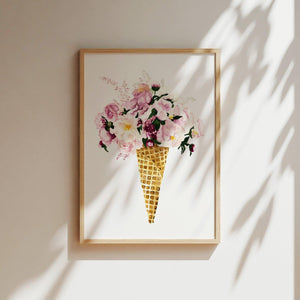 Kunstdruck - Flower Cone