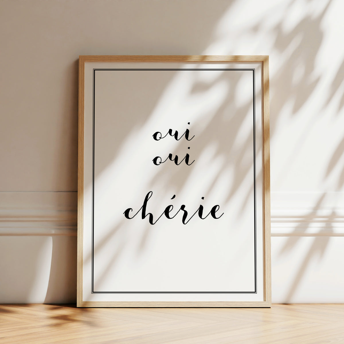 Kunstdruck - Oui Oui Chérie