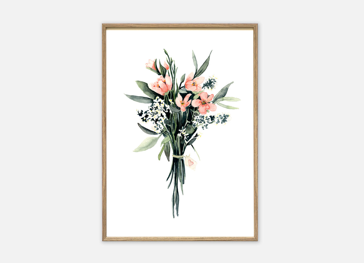 Kunstdruck - Flower Bouquet
