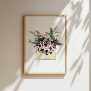 Art Print - Flower Envelope