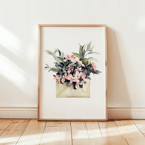 Art Print - Flower Envelope