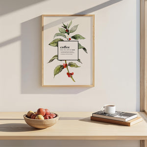 Kunstdruck - What's coffee