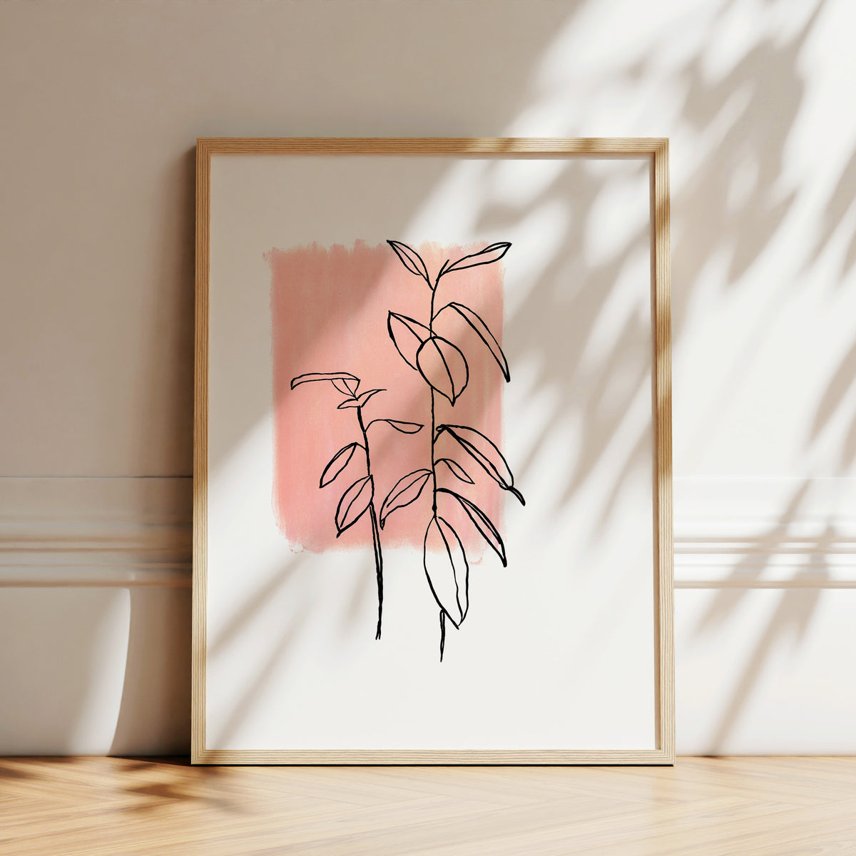 Kunstdruck - Art Line | Plant No 2