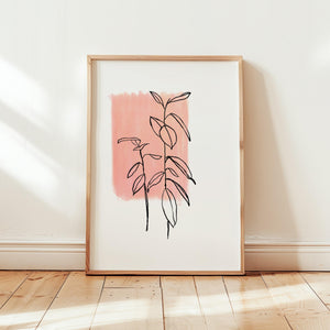 Art Print - Art Line | Plant No 2