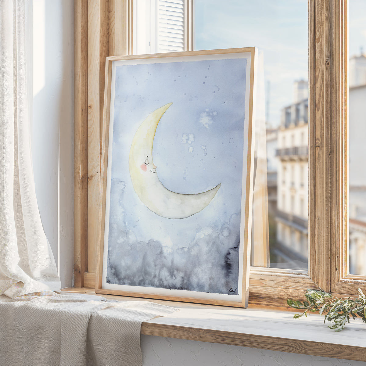 Kunstdruck - Sleepy moon