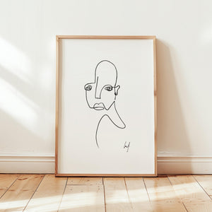 Art Print - Art Line | melancholy