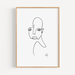 Art Print - Art Line | melancholy