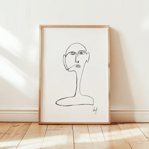 Kunstdruck - Art Line | Mr Longneck