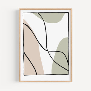 Art Print - Art Line | Shapes &amp; Lines 02
