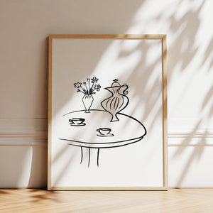 Art Print - Art Line | B/W coffee table
