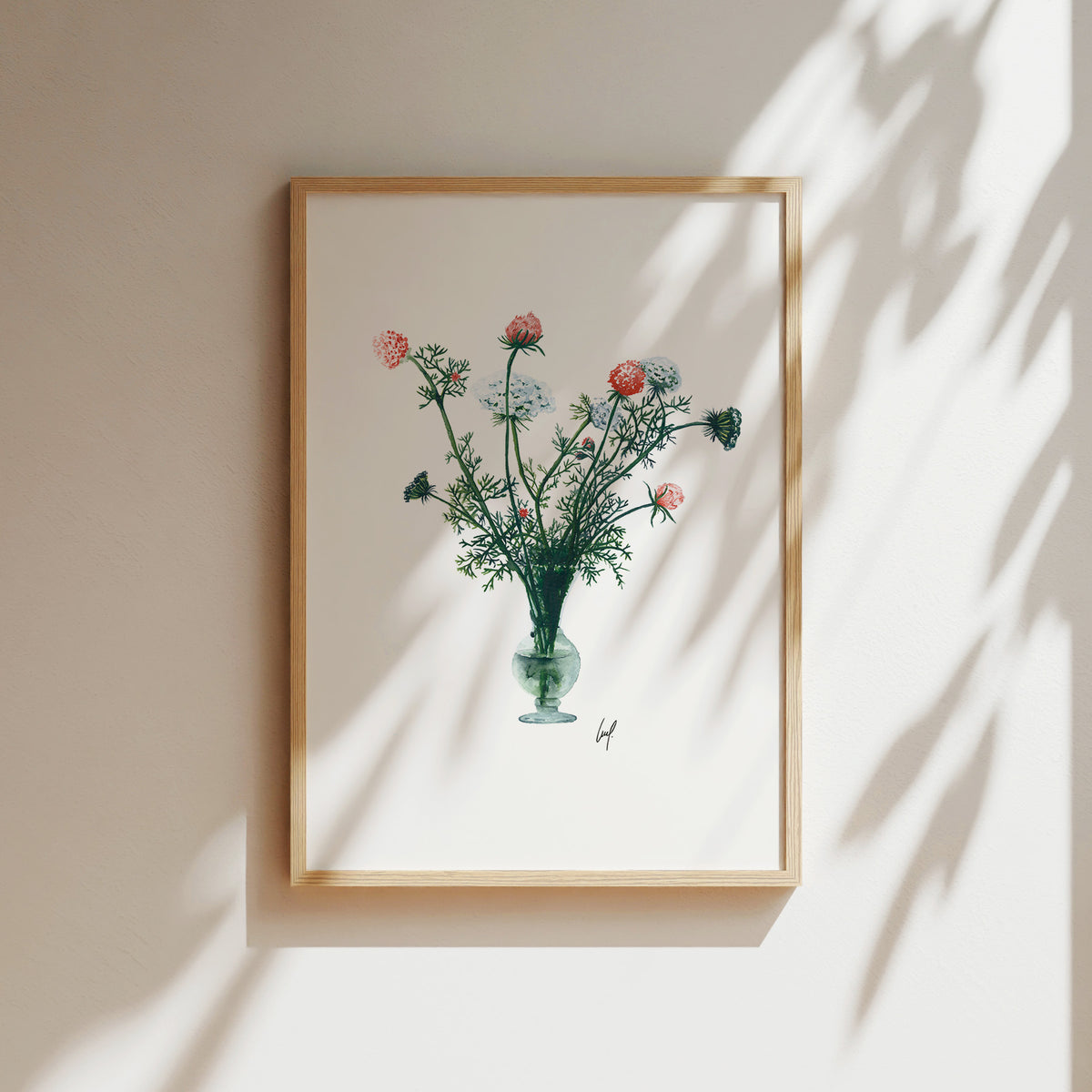 Kunstdruck - Delicate Flowers