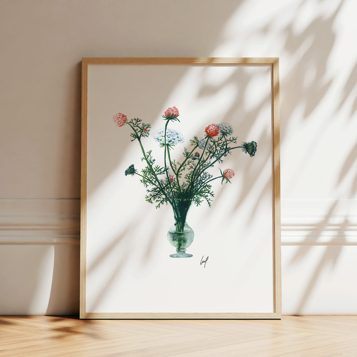 Art Print - Delicate Flowers