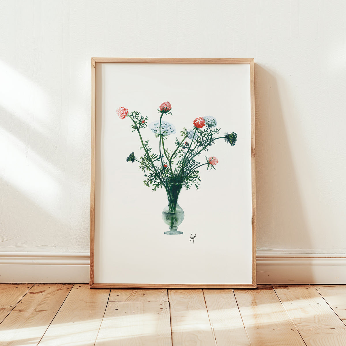 Kunstdruck - Delicate Flowers