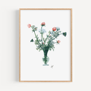 Kunstdruck - Delicate Flowers