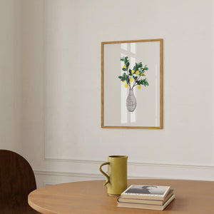 Kunstdruck - Lemon Vase