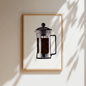 Kunstdruck - French Press