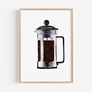 Kunstdruck - French Press