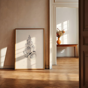 Kunstdruck - Shell No 1