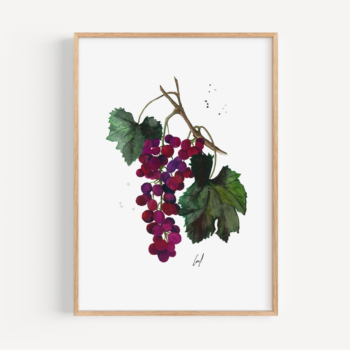 Kunstdruck - Grapes