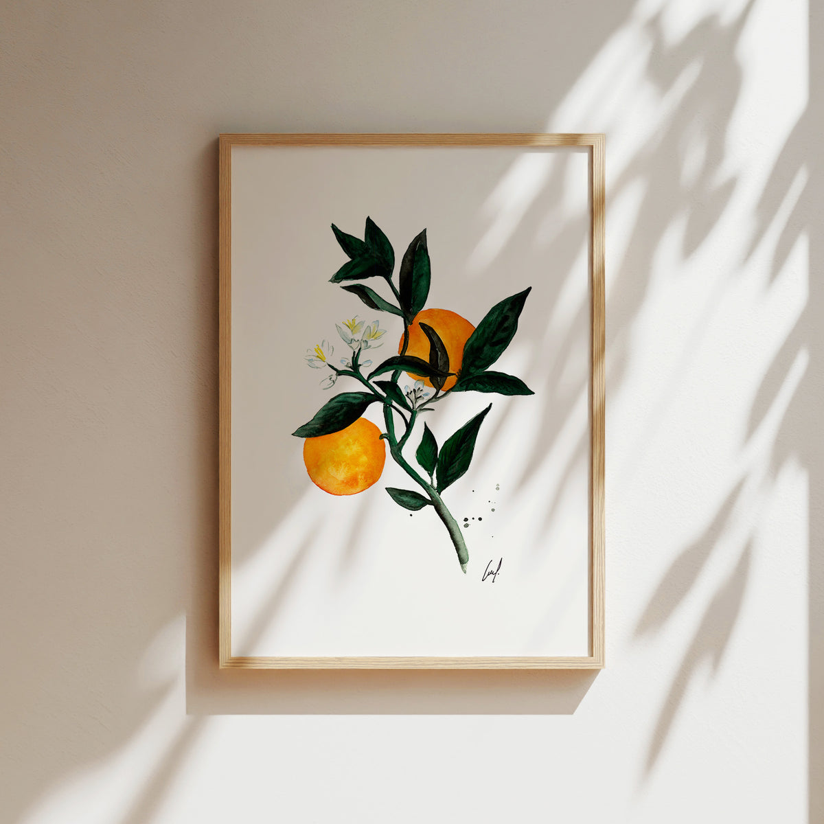 Kunstdruck - Orange