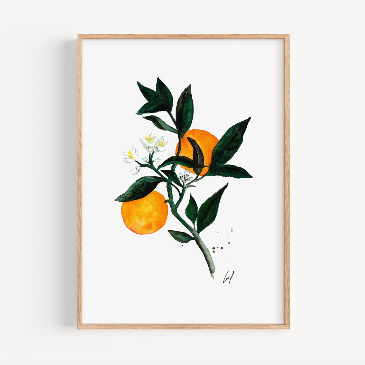 Kunstdruck - Orange