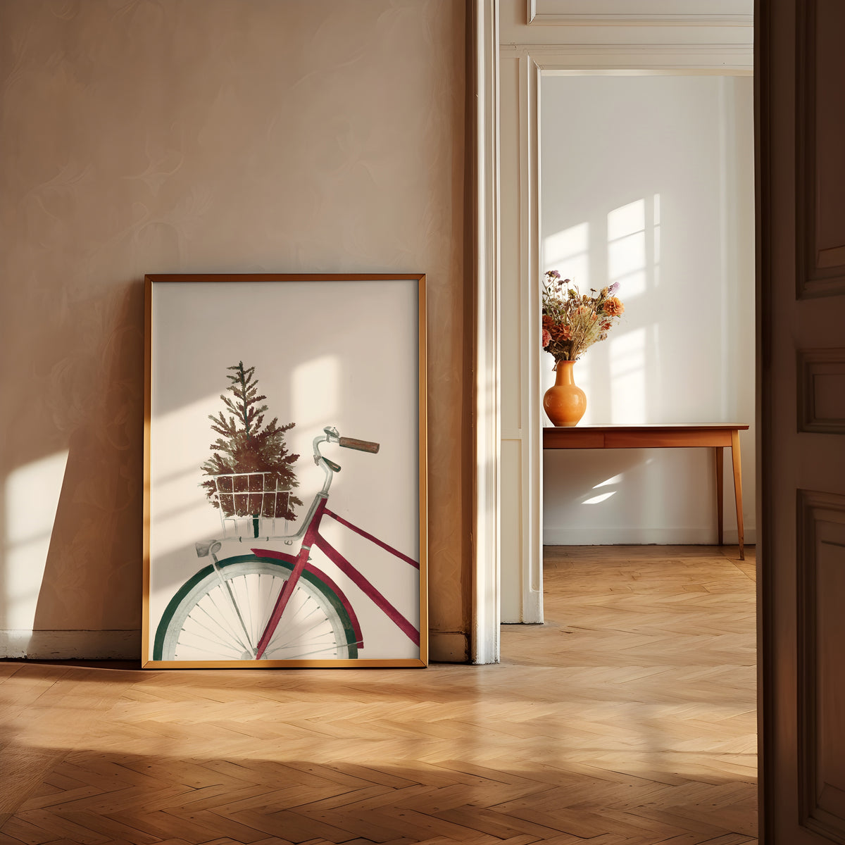 Art Print - Christmas Bicycle
