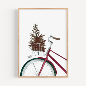 Art Print - Christmas Bicycle