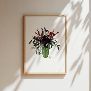 Kunstdruck - Winter Greens