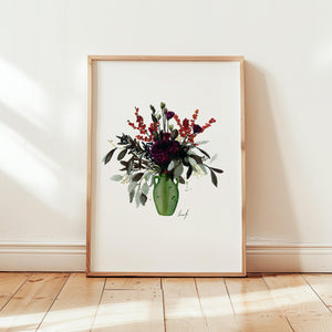 Kunstdruck - Winter Greens