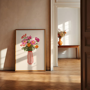 Art Print - Pink Peonies