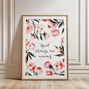 Kunstdruck - Good Things are coming