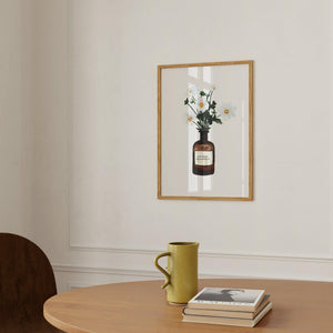 Kunstdruck - Anemone | White