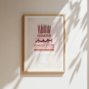 Art Print - Rose Cake