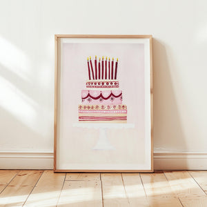 Art Print - Rose Cake