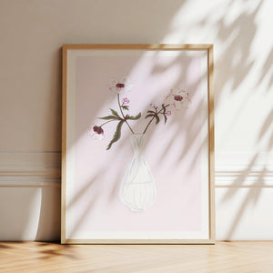 Art print - Vase rose