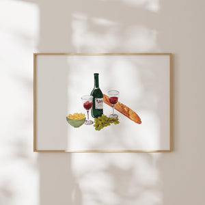 Kunstdruck - Picknick