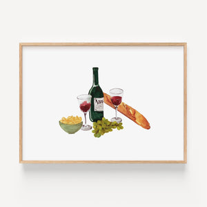 Kunstdruck - Picknick