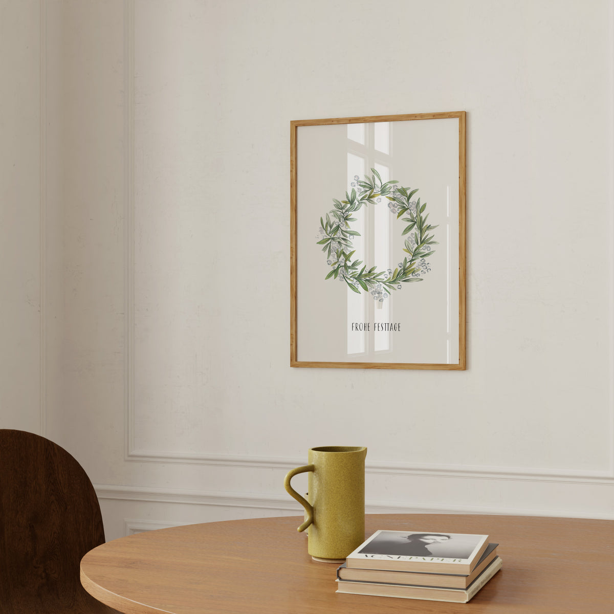 Art print - Christmas wreath