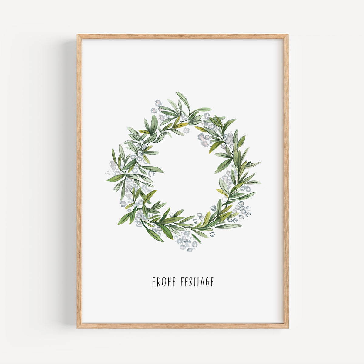 Art print - Christmas wreath