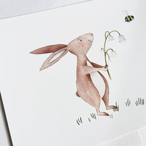 Kunstdruck - Hase | Für dich