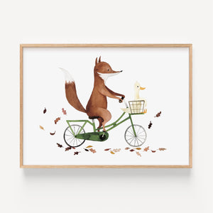 Kunstdruck - Fuchs & Gans
