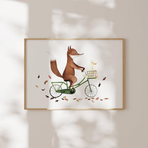 Kunstdruck - Fuchs & Gans