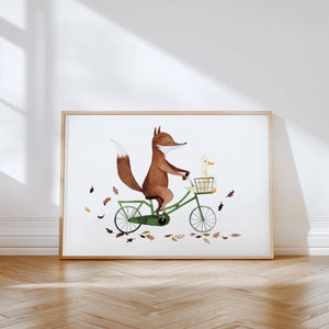 Kunstdruck - Fuchs & Gans