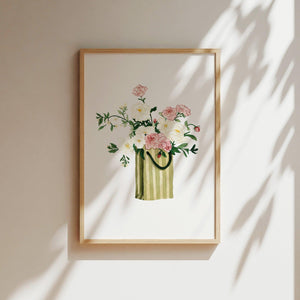 Art Print - Flower Bag