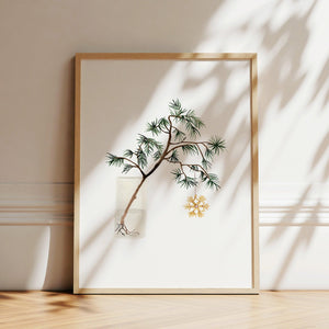 Kunstdruck - Weihnachtszweig