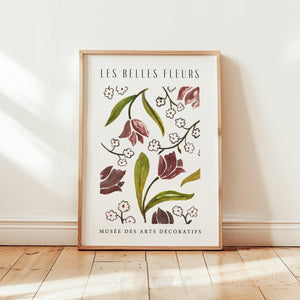 Kunstdruck - Les belles fleurs