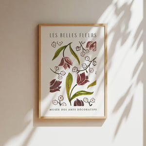 Kunstdruck - Les belles fleurs