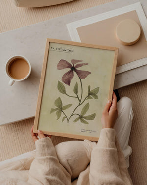 Kunstdruck - Fleur rouge I