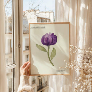 Kunstdruck - Fleur violet